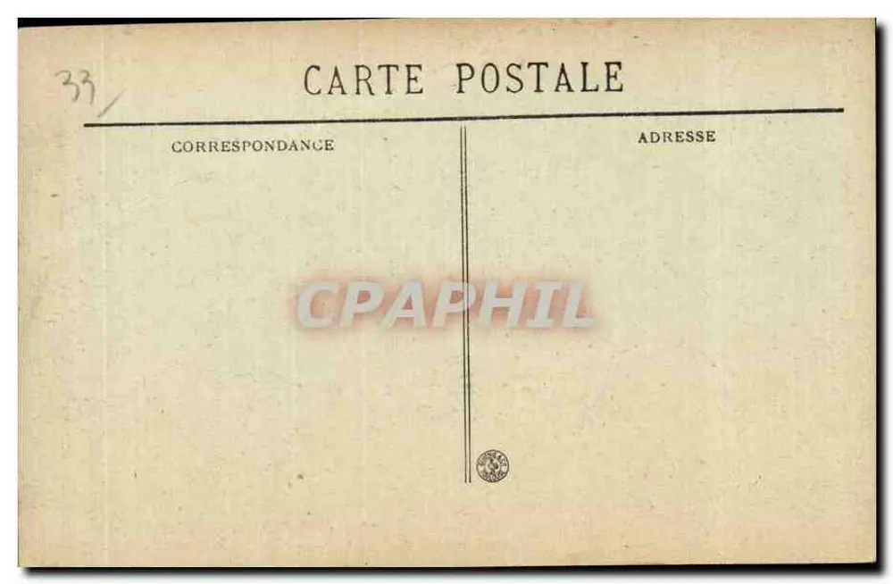 Arcachon (Côte d'Argent) — Die Zelte - Die Mole-Promenade — BR 3293 - Rückseite