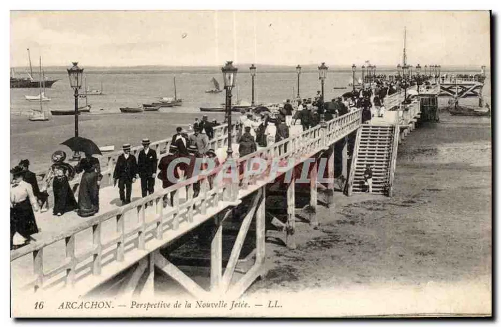 Arcachon — Perspectiva da Nova Ponta — LL. - Frente