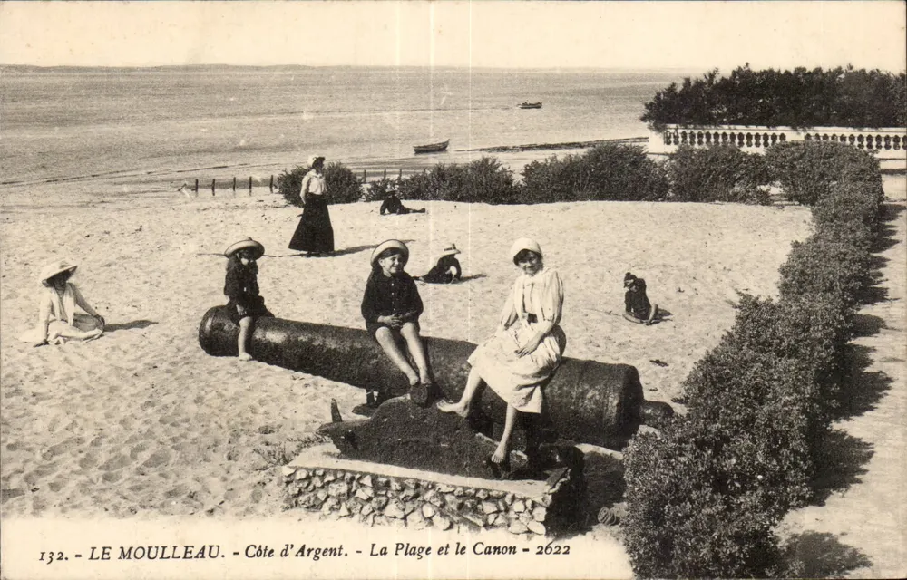 Le Moulleau - Côte d'Argent - Der Strand und das Kanonen - 2622 - Vorderseite