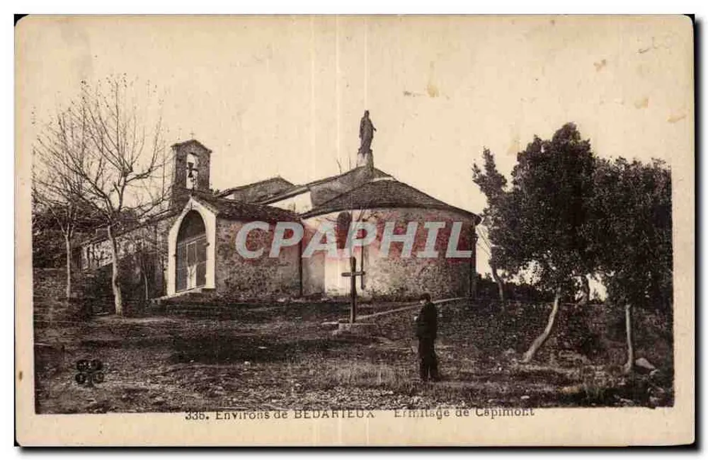 Nos arredores de BEDARIEUX — Ermitage de Capimont — n°335 - Frente