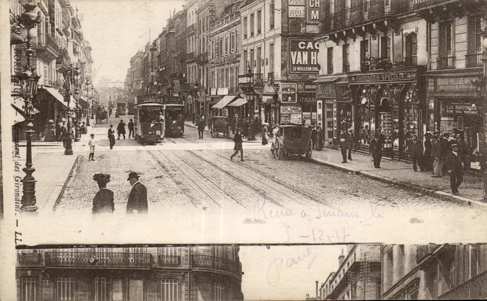 Rue des Grands Boulevards — Paris — Editor Nord-Pac, n° LL - Frente