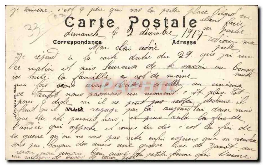 Rue des Grands Boulevards — Paris — Editor Nord-Pac, n° LL - Verso