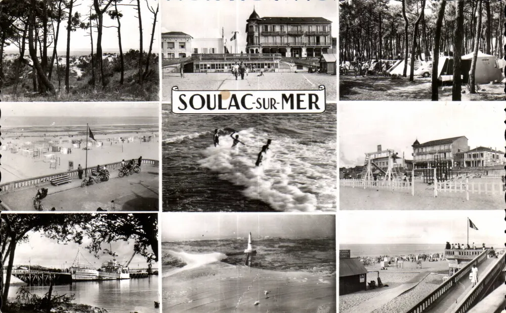 Soulac-sur-Mer — Panoramablick — L. Chatagneau, Paris - Vorderseite
