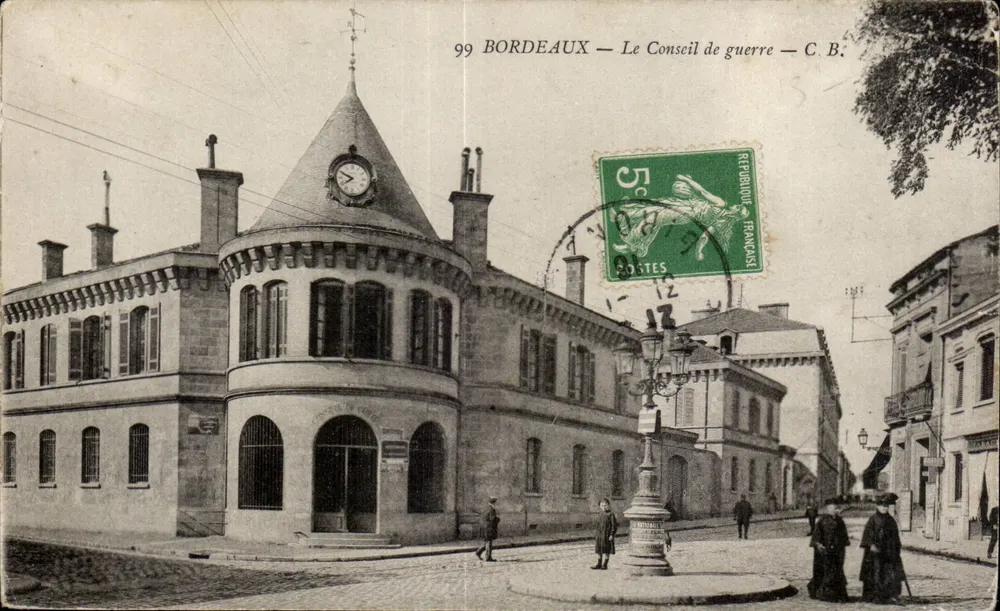 Bordeaux — Sąd wojenny — C.B. - Awers