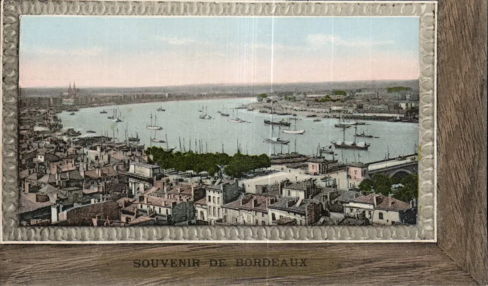 Vista da Gade em Bordeaux — Edição especial 'Para as Damas da França' — Editor Bordeaux - Frente