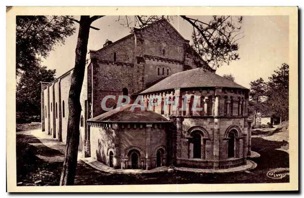 Boulac-sur-Mer — Die Kirche — Die Apse — Verleger Macon - Vorderseite