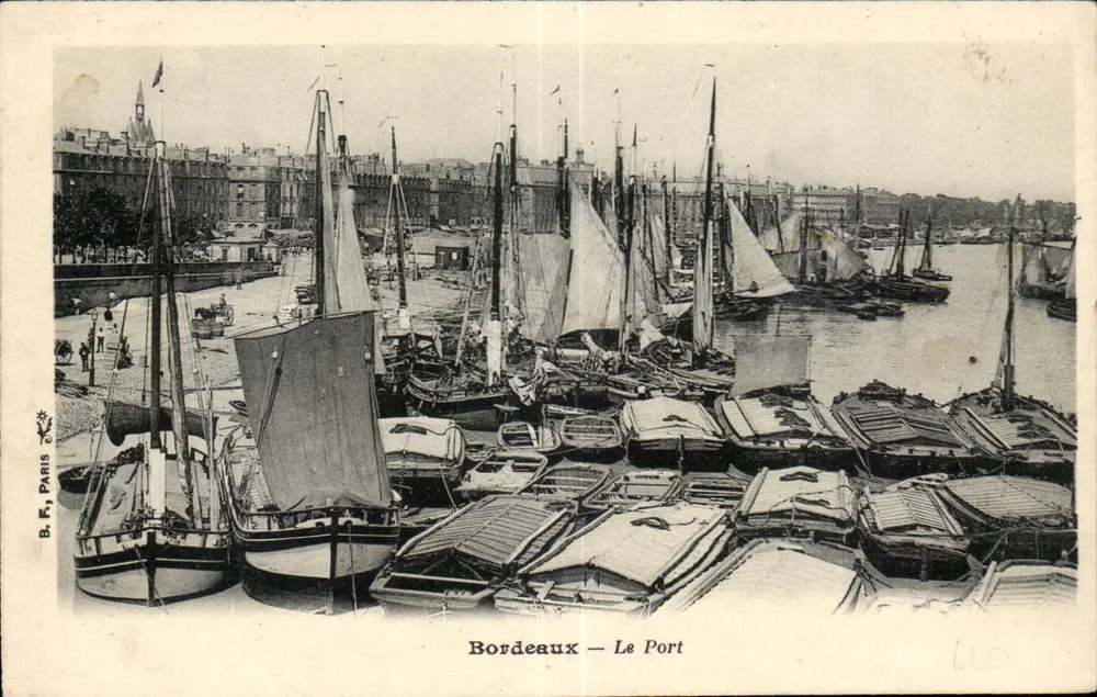 Bordeaux — Le Port — B. F., PARIS - Frente