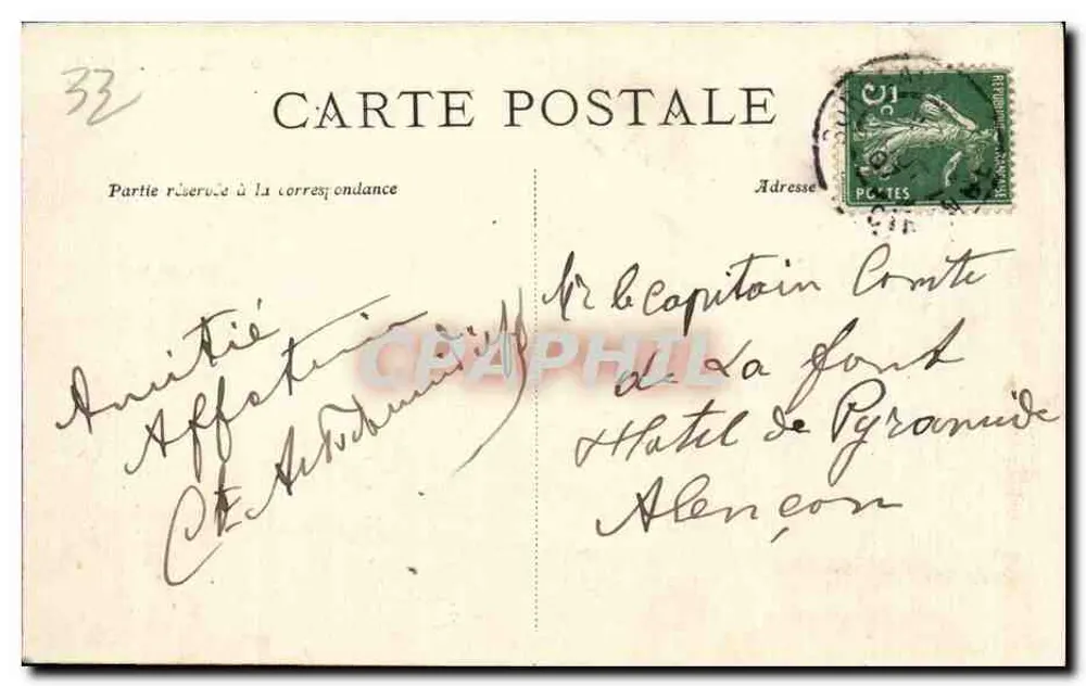 Maritime Ausstellung von Bordeaux 1907 — Pavillon der Automobilindustrie — Verleger unbekannt, Seriennummer nicht sichtbar - Rückseite
