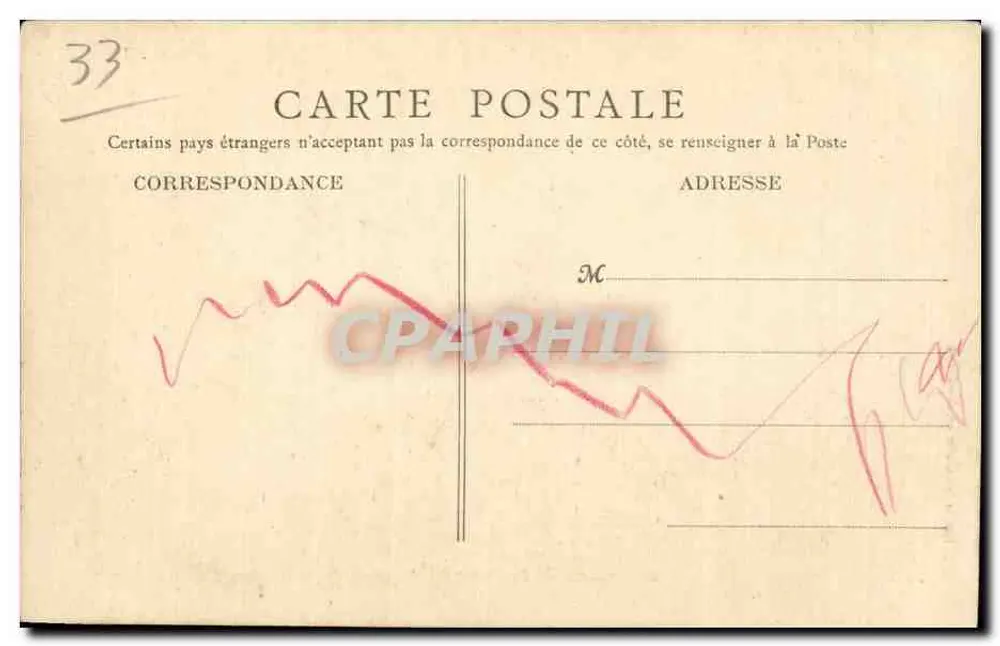 Bordeaux — Fontäne der Allées de Tourny — Neue Galerien, n°38 - Rückseite