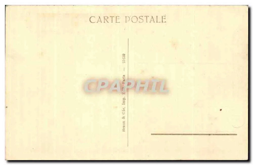 Der Sämann — J.-F. Millet — Braun & Cie, Paris, Nr. 15189 - Rückseite
