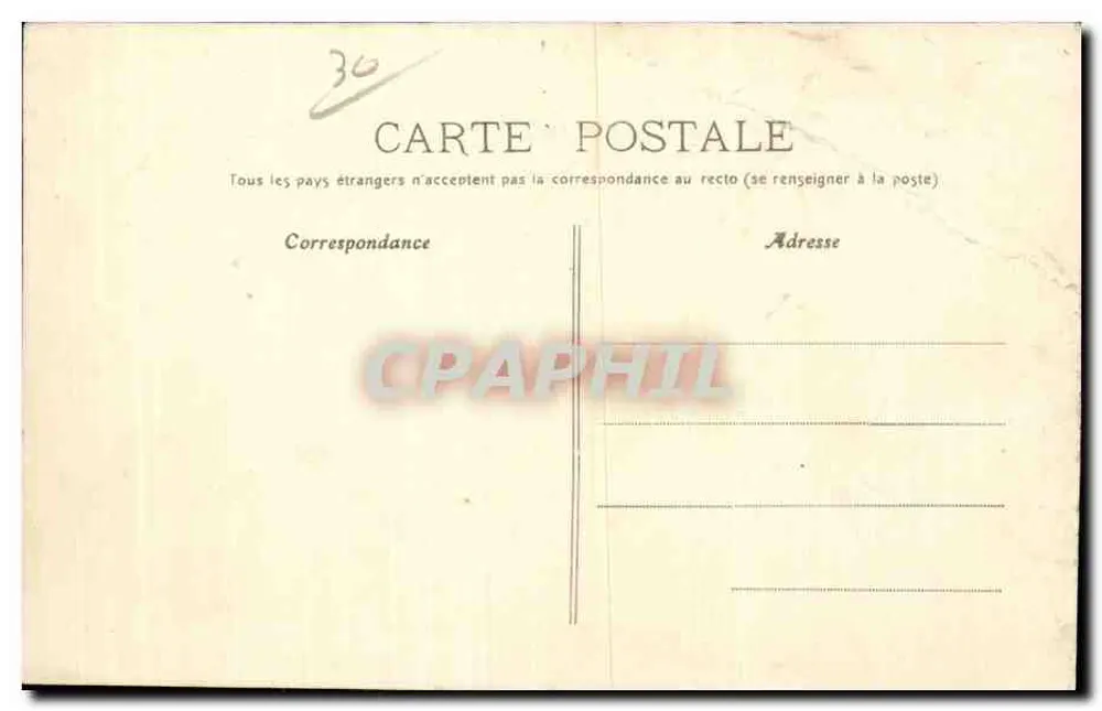 Lasalle — La Barraquette. Villa des Palmiers — J. Gascuel phot. Bessèges - Rückseite