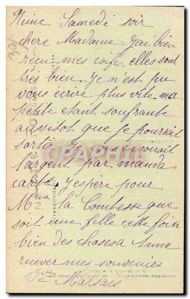 Nîmes — O Palácio de Justiça — Éditeur J. Dappet - Verso
