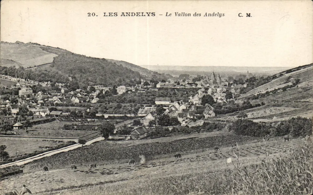 Les Andelys — O Vallon dos Andelys — C.M. n°20 - Frente