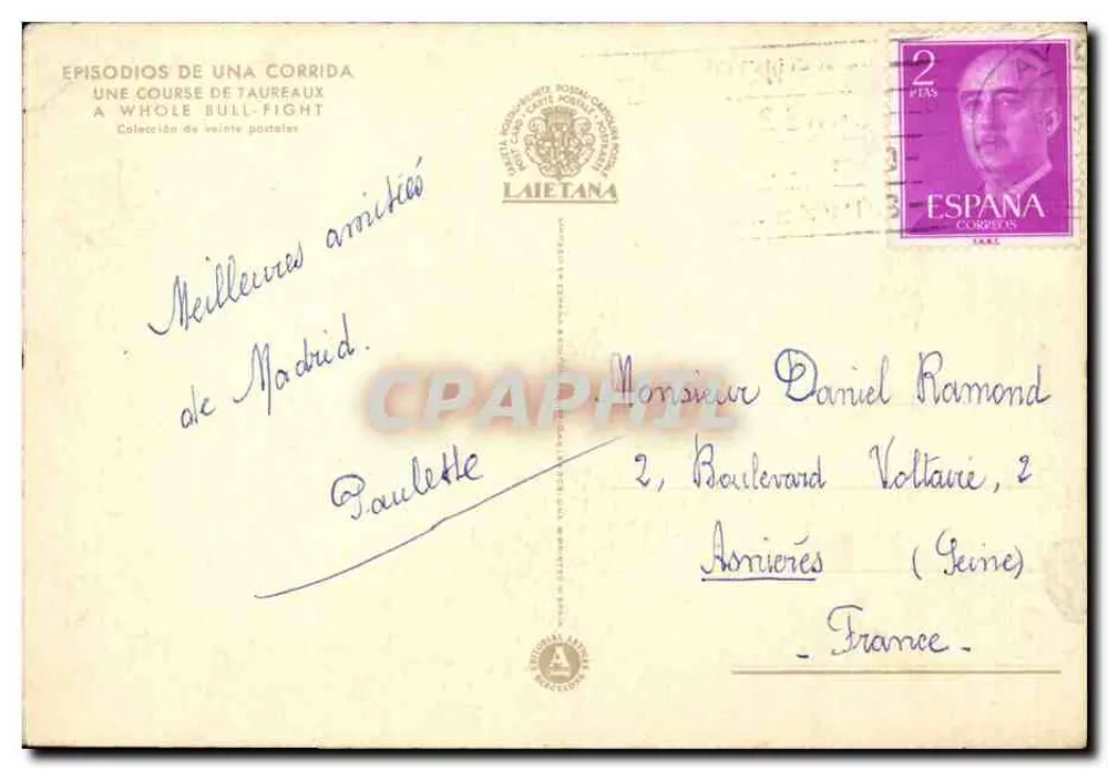 Passe natural com a mão esquerda — (14) — Edição Laïetana - Verso