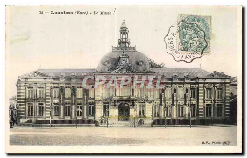 Louvières (Eure) - O Museu — B. F., Paris, n°25 - Frente