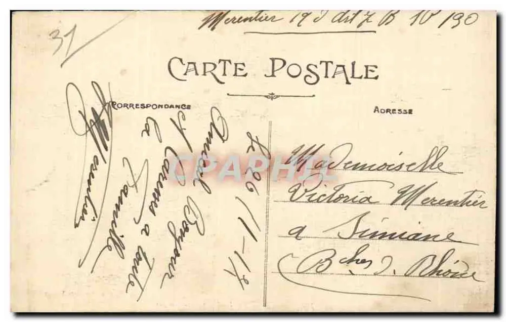 Toulouse — O Jardim Saint-Georges — Edição Clémence Isaure, n° 90 - Verso