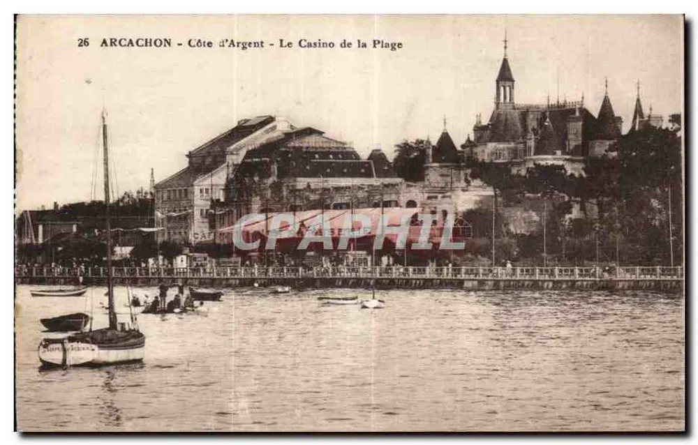 Arcachon - Côte d'Argent - Das Strandkasino - Vorderseite