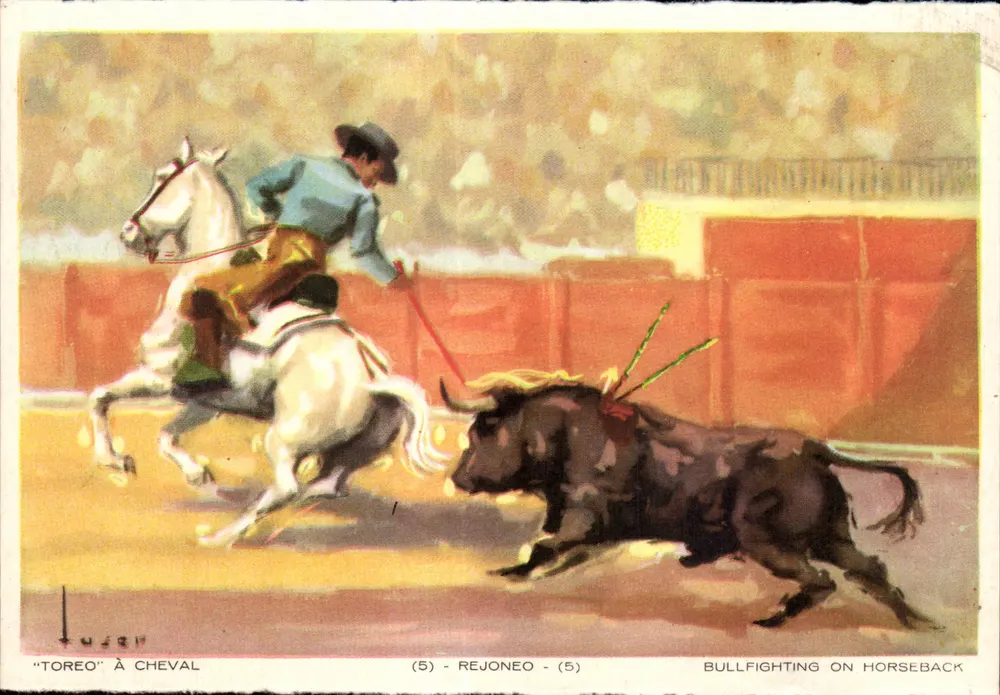 घोड़े पर टोरियो — रेजोनेओ — प्रकाशक लैयेताना, श्रृंखला 5518 - आगे