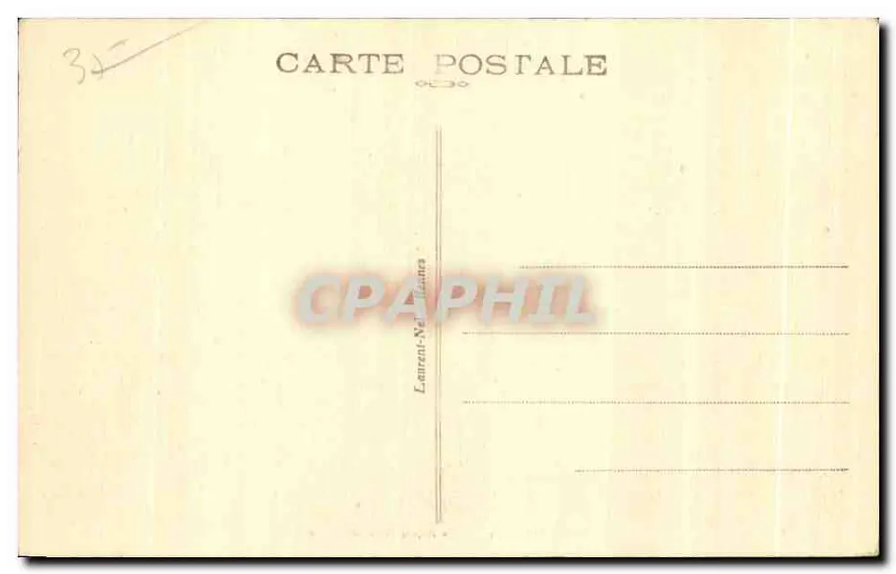 Rennes — O Palácio São Jorge — editor Louis, n° 201 - Verso