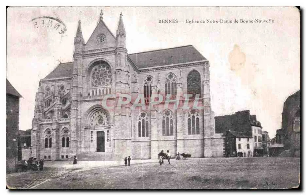 Rennes — Kirche Notre-Dame de Bonne-Nouvelle — A.G. - Vorderseite