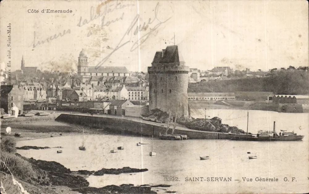 Saint-Servan — Vista Geral — G.F. n°3392 - Frente