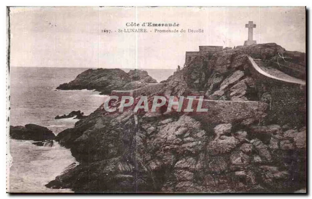 Côte d'Emeraude - St-Lunaire - Promenade du Décollé - Vorderseite
