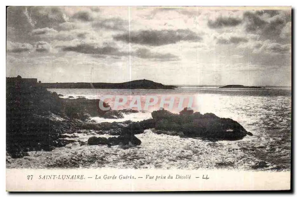 Saint-Lunaire — La Garde Guérin — Aufnahme vom Décollé — Lévy Fils & Cie, Paris, n°27 - Vorderseite