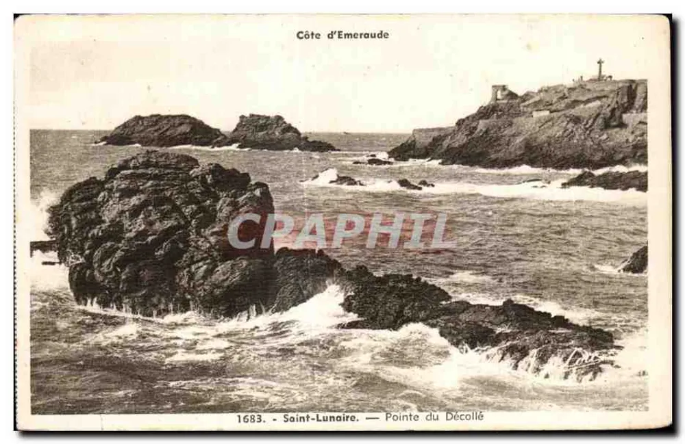 Côte d'Émeraude — Ponta do Décollé — Saint-Lunaire — n° 1683 - Frente