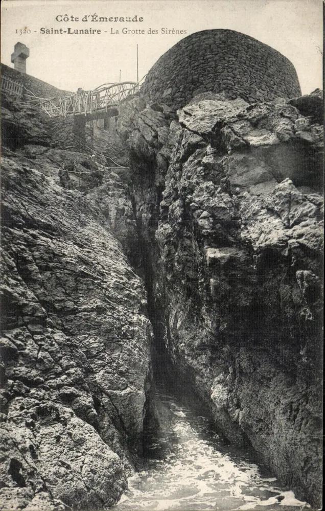 Côte d'Émeraude - Saint-Lunaire - Die Höhle der Sirenen — H. Le Mallot, Verleger, Saint-Malo - Vorderseite