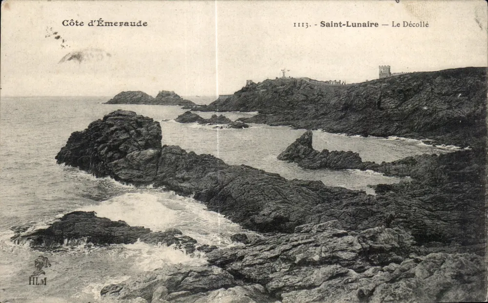 Côte d'Émeraude — Saint-Lunaire — Le Décollé — H. Le Maillot, n°1113 - Frente