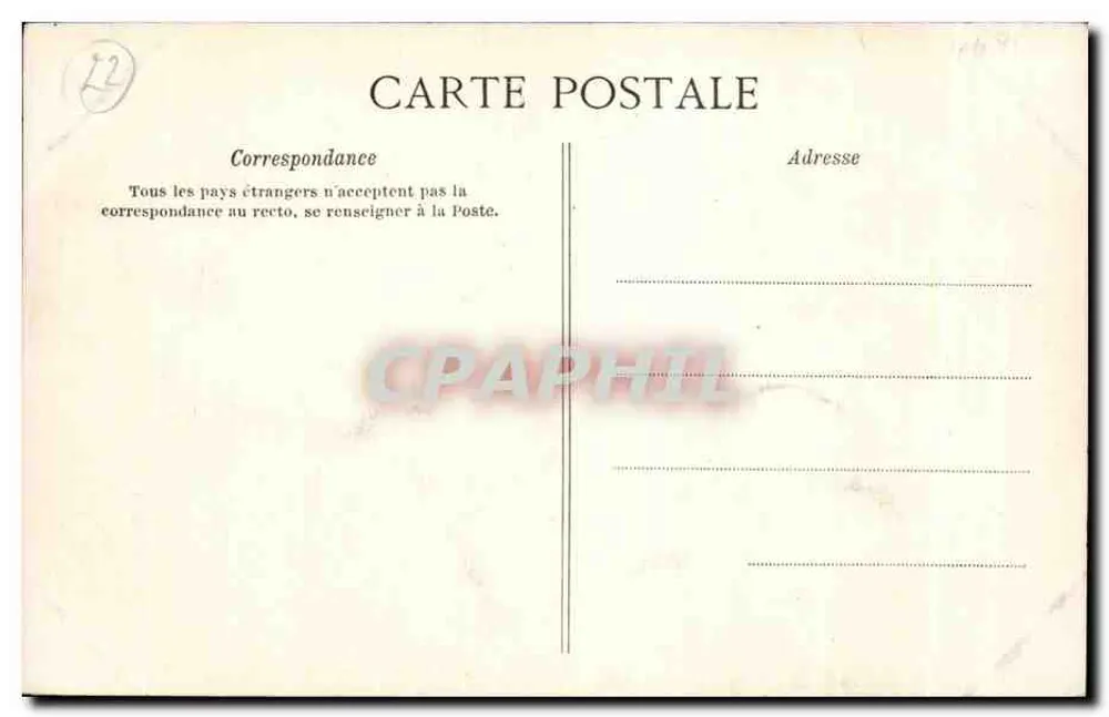 Saint-Lunaire — Le Décollé — G. F. — 1805 bis - Verso