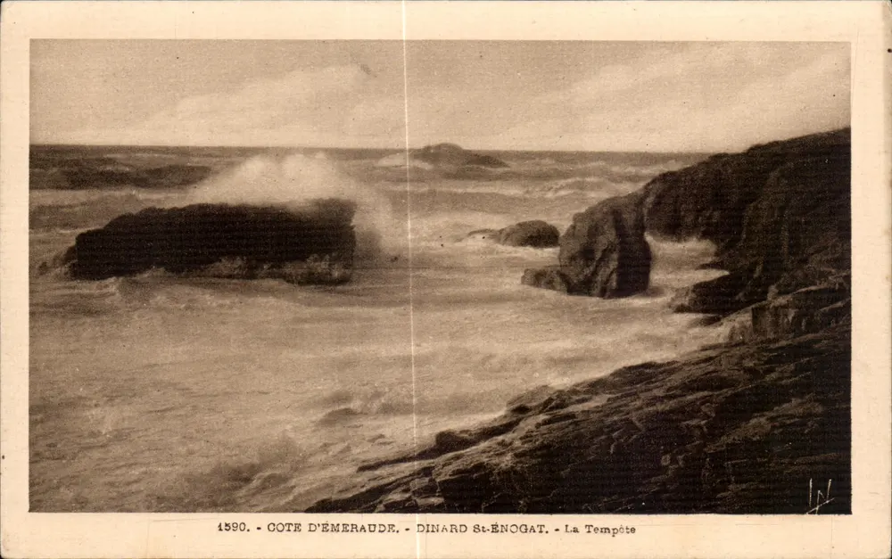 Küste von Émeraude - Dinard St-Énogat - Der Sturm - Vorderseite