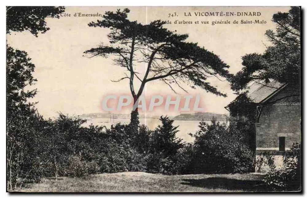 La Vicomté-en-Dinard — allgemeine Ansicht von Saint-Malo — Côte d’Émeraude - Vorderseite