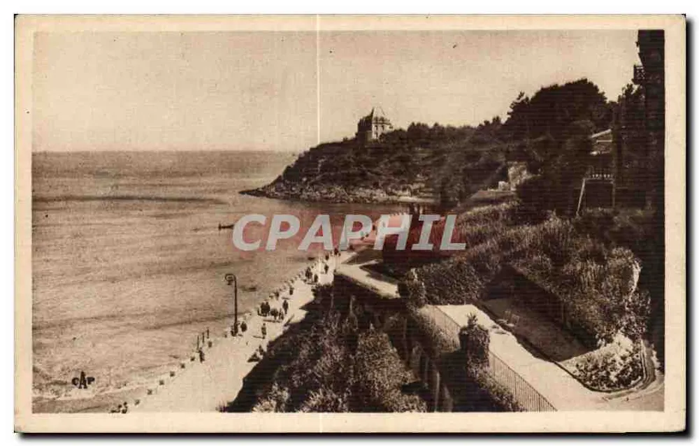 Dinard — Vista tirada do Casino — editor: Les Arts Photomécaniques, Paris - Frente