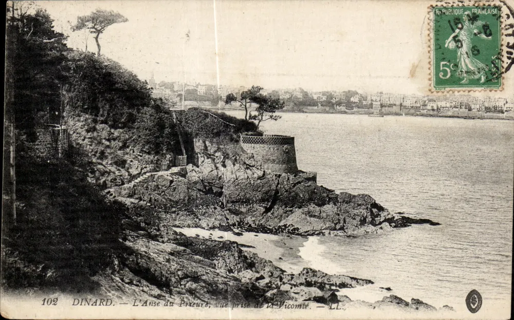 Dinard — A Ense do Comprador, vista tirada da Vicomtade — LL, n° 102 - Frente