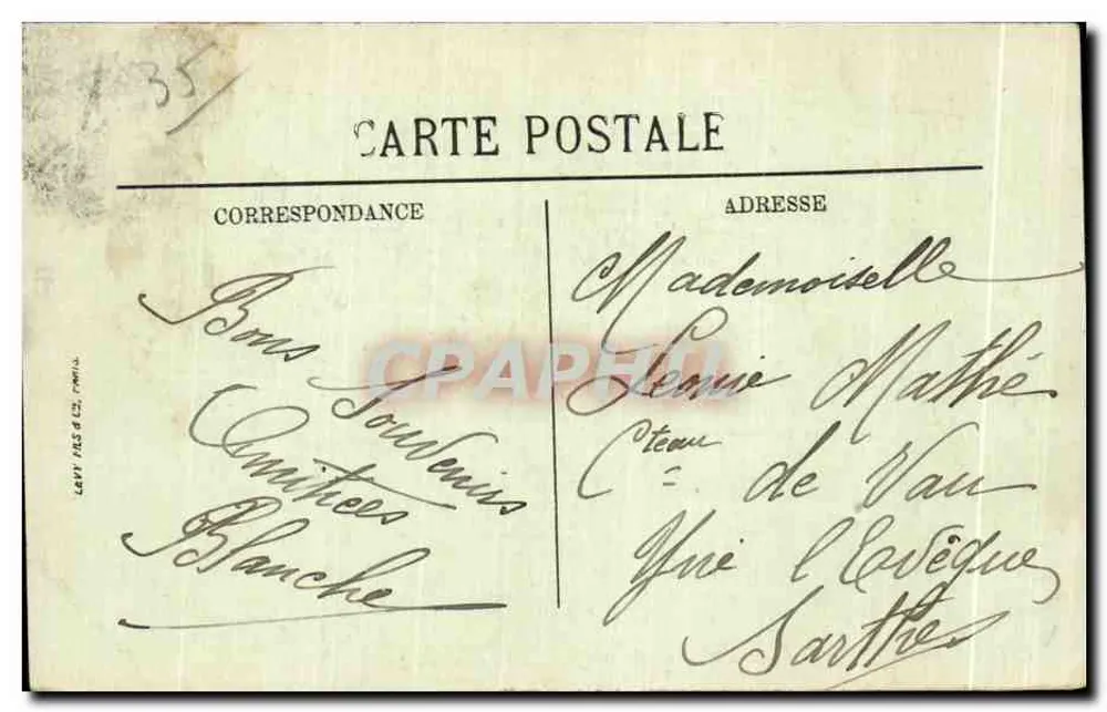 Dinard — A Ense do Comprador, vista tirada da Vicomtade — LL, n° 102 - Verso