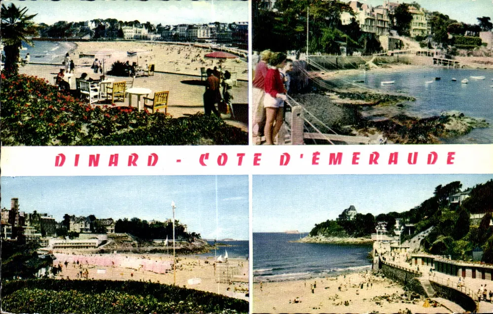 Dinard - Côte d'Émeraude — Panoramablick in vier Szenen — Lumicad - Vorderseite