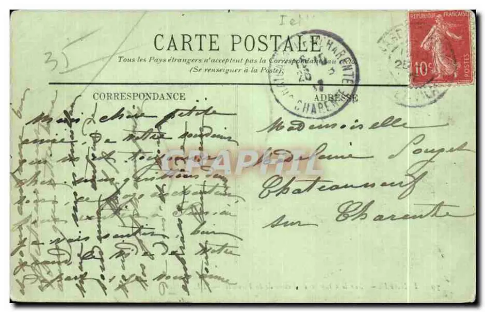 Dinard — Auf der Vicomté Promenade — LL. - Rückseite