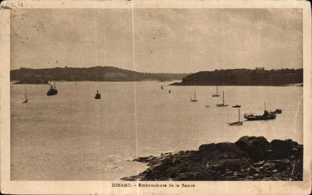 Dinard - Embocadura da Rance — Edição M. Pambrun, série 2 n°9 - Frente