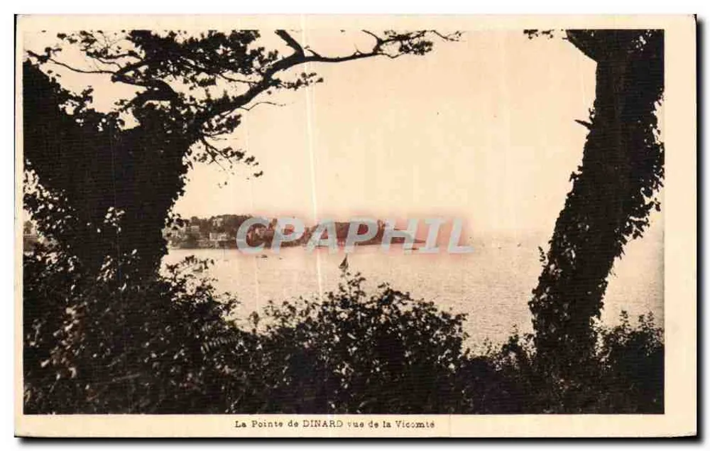 A Ponta de DINARD vista da Vicomté — Série 2 N° 11 — Edição M. PAMBRUN Dinard - Frente
