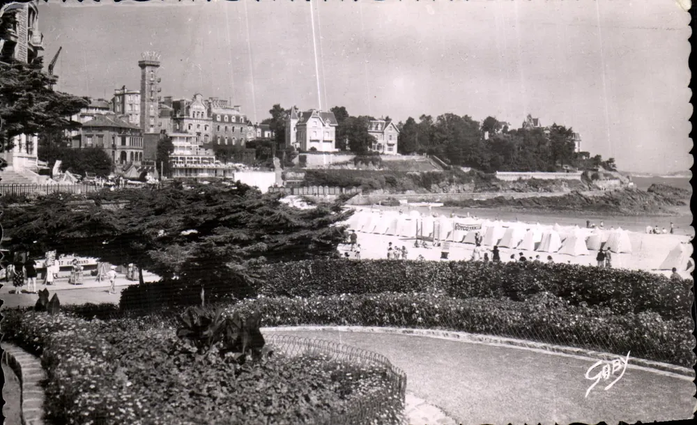 Dinard (Ille-et-Vilaine) — Entrada da Praia da Éoluse — Éditions Gaby - Frente