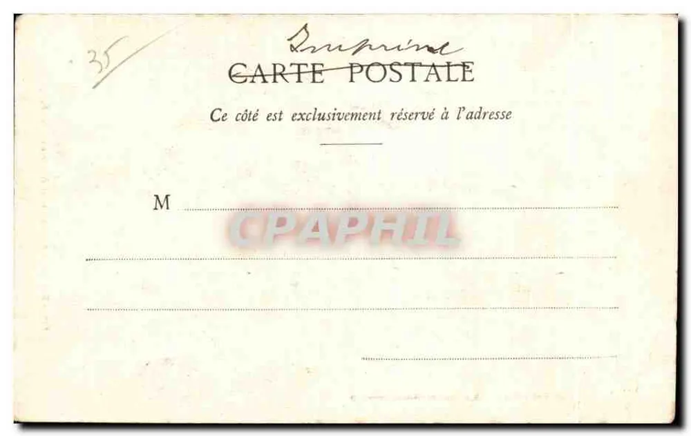 Die Jungfrau von Bizeux — Cote d’Émeraude an der Rance — St-Servan — G. F. — Nr. 897 - Rückseite
