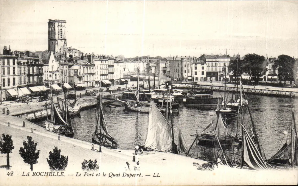 La Rochelle — Der Hafen und der Quai Duperré — LL. n°42 - Vorderseite