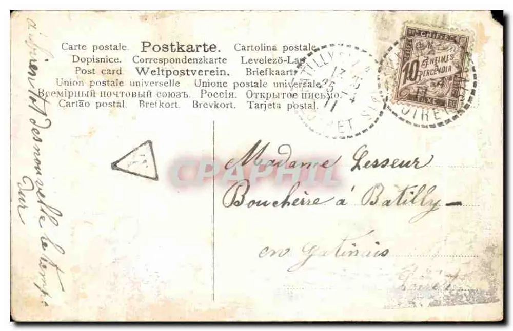 Cottage dans un jardin de roses — cadre floral — éditeur non visible - Achterkant