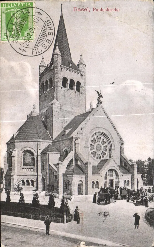 Basel, Pauluskirche — éditeur FIL.S.B.BHOF, n° 16531 - Frente