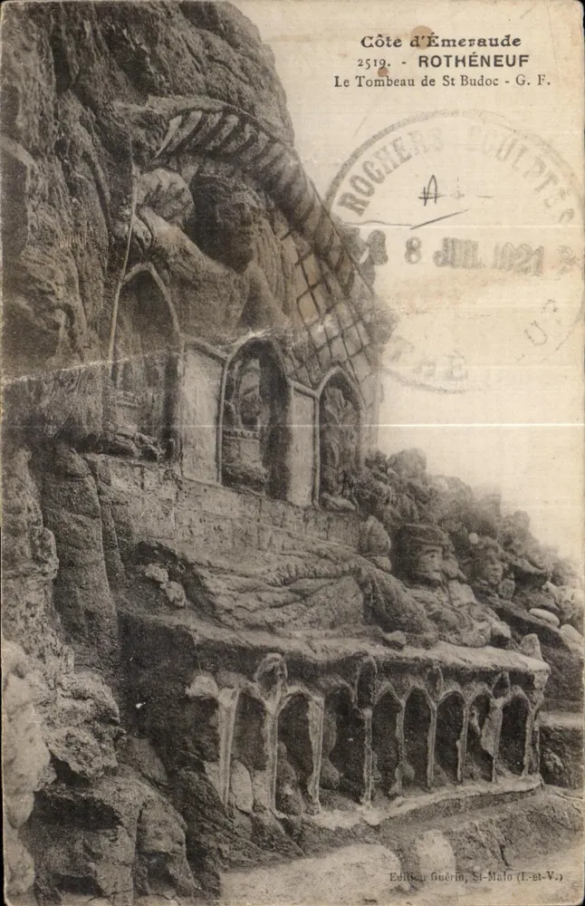 Küste von Émeraude - Grabmal von St Budoc - G. F. - ROTHÉNEUF - Vorderseite