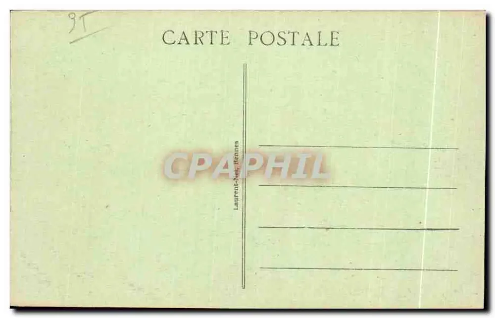 Costa de Esmeralda — Ponta da Varde — Laurent-Nel, Rennes, n° 2579 - Verso