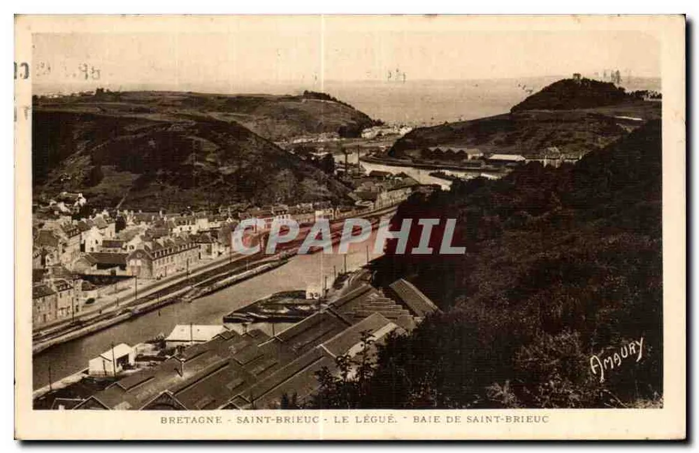 Saint-Brieuc - Le Légué - Bucht von Saint-Brieuc — Drucker Amgury - Vorderseite