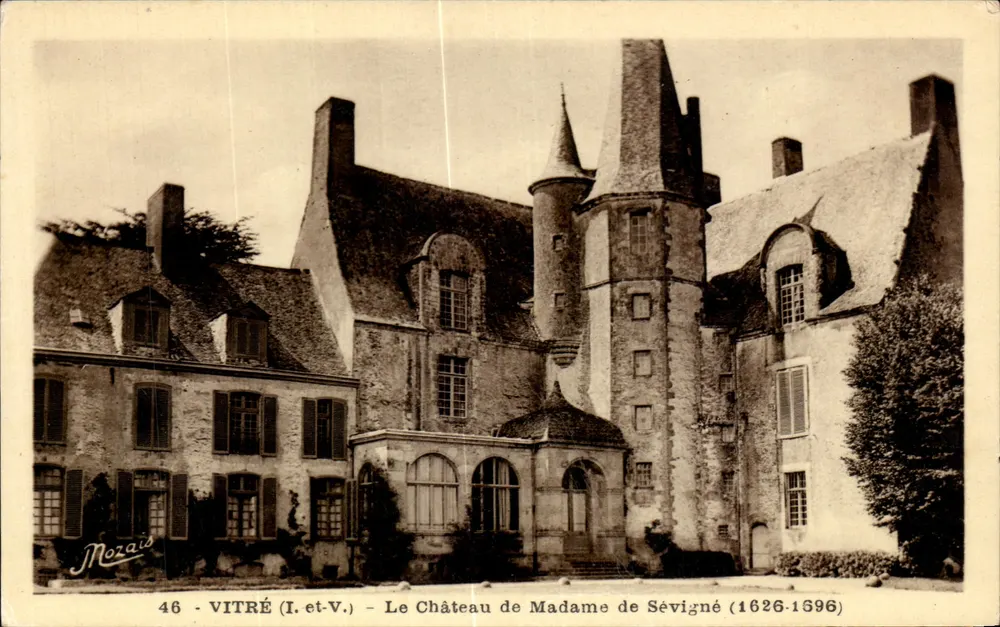 Vitré (Ille-et-Vilaine) - Schloss der Madame de Sévigné (1626-1696) — Mozais, n°46 - Vorderseite