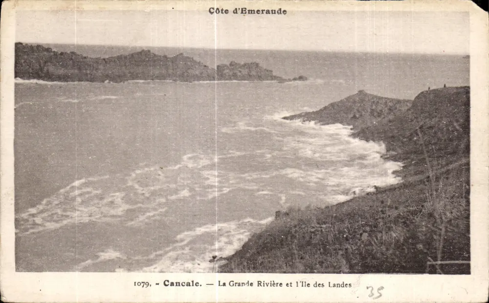 Cancale — La Grande Rivière und Île des Landes — Côte d'Émeraude - Vorderseite